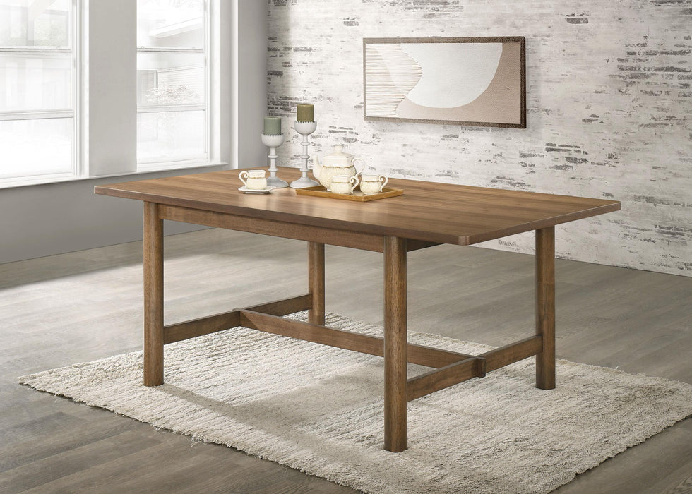 Crestmore 71-inch Rectangular Wood Dining Table Walnut - Time 2 Sleep (West Covina, CA)