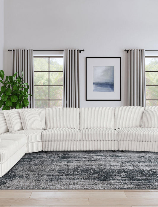Emberson Upholstered Armless Loveseat Ivory - Time 2 Sleep (West Covina, CA)