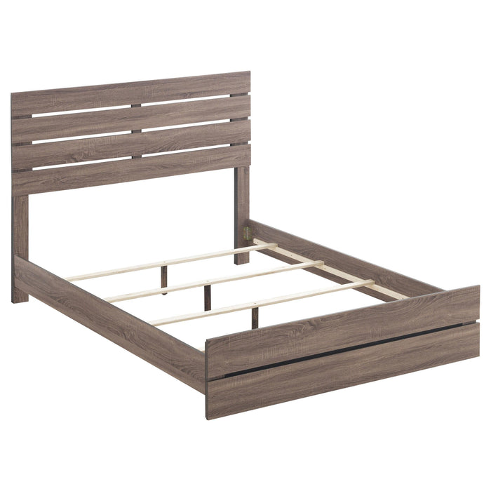 Brantford Eastern King & Queen Panel Bed Barrel Oak - Time 2 Sleep (West Covina, CA)