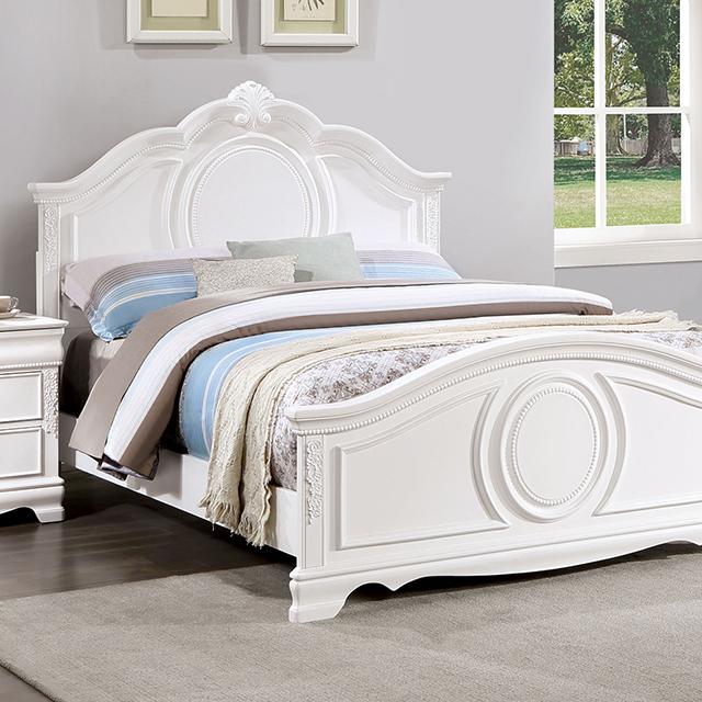 ALECIA Twin & Full Bed, White - Time 2 Sleep (West Covina, CA)