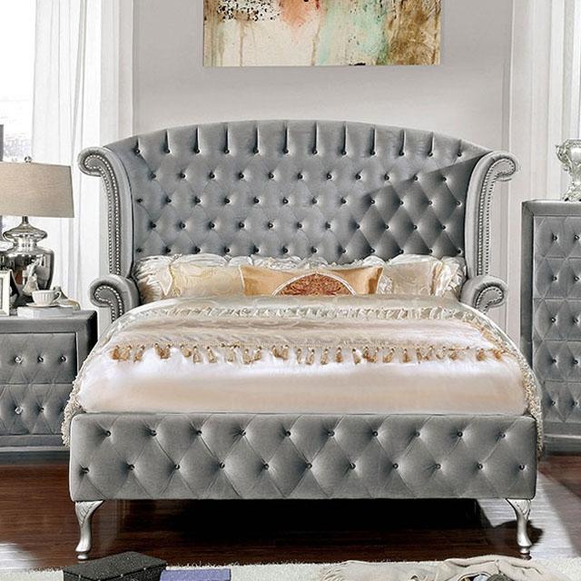 Alzir Bed Grey & Blue - Time 2 Sleep (West Covina, CA)