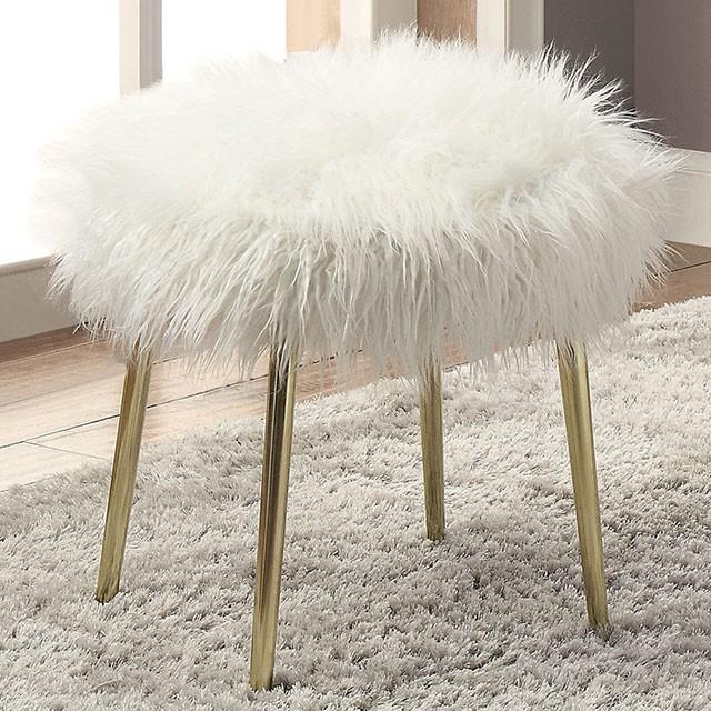 Caoimhe White/Gold Ottoman - Time 2 Sleep (West Covina, CA)