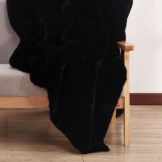 Caparica Black Throw, Black - Time 2 Sleep (West Covina, CA)