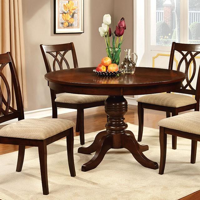 Carlisle Brown Cherry Round Dining Table - Time 2 Sleep (West Covina, CA)
