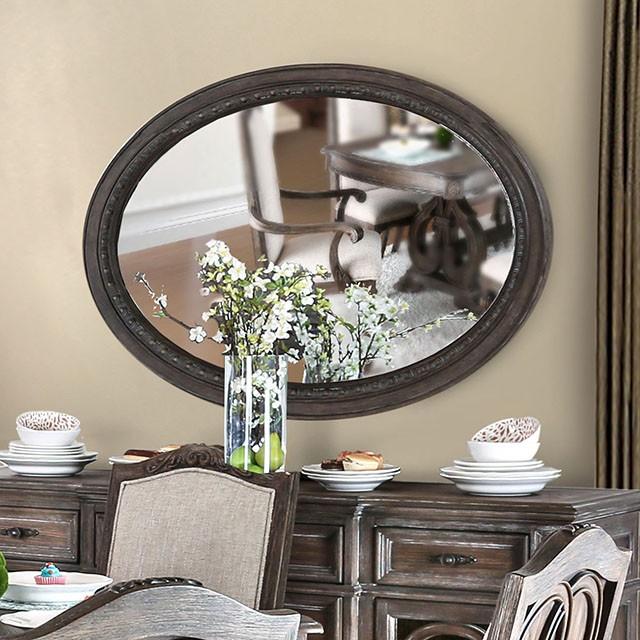 ARCADIA Rustic Natural Tone Mirror, Oval - Time 2 Sleep (West Covina, CA)