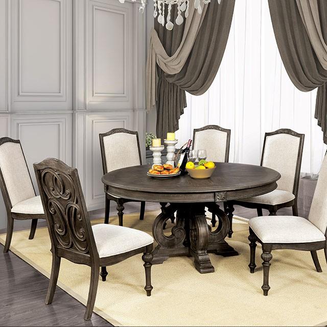 Arcadia Rustic Natural Tone Round Dining Table - Time 2 Sleep (West Covina, CA)