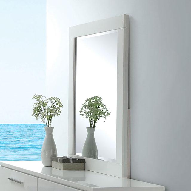Christie Glossy White Mirror - Time 2 Sleep (West Covina, CA)