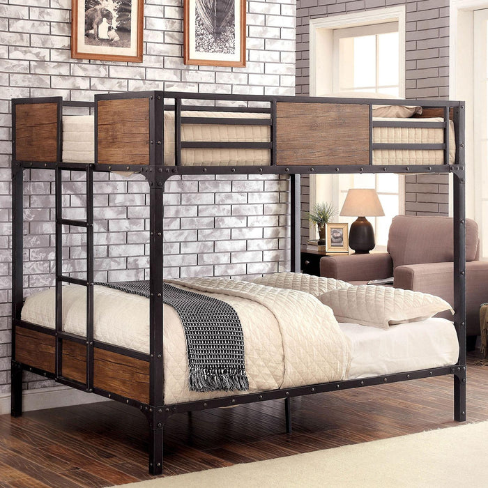 CLAPTON Black Full/Full Bunk Bed - Time 2 Sleep (West Covina, CA)