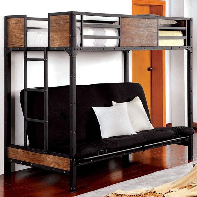 CLAPTON Black Twin Bed w/ Futon Base - Time 2 Sleep (West Covina, CA)