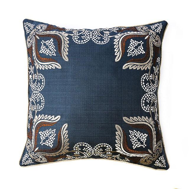 Dina Navy 20" X 20" Pillow, Navy (2/CTN) - Time 2 Sleep (West Covina, CA)