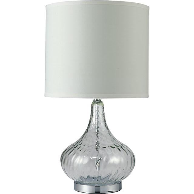 Donna Clear 15"H Glass Clear Table Lamp - Time 2 Sleep (West Covina, CA)