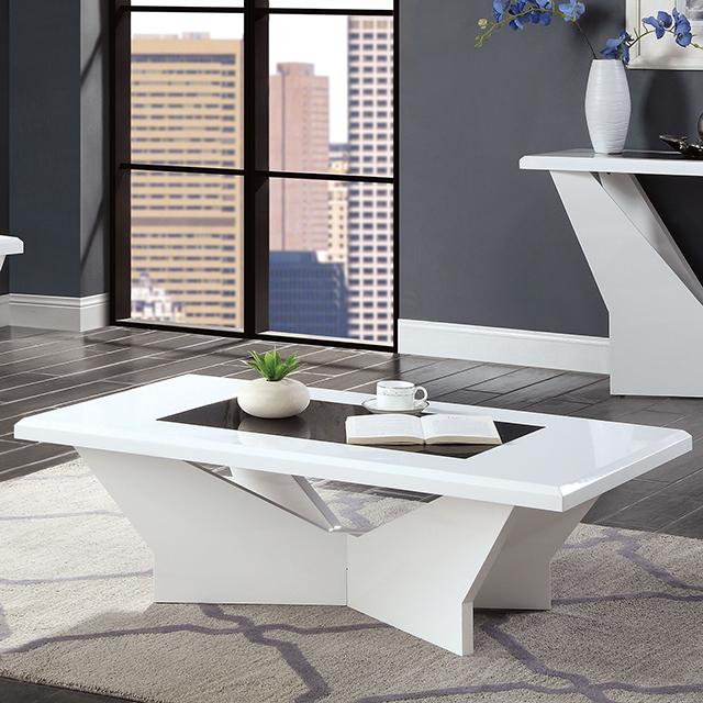 DUBENDORF Coffee Table, White - Time 2 Sleep (West Covina, CA)