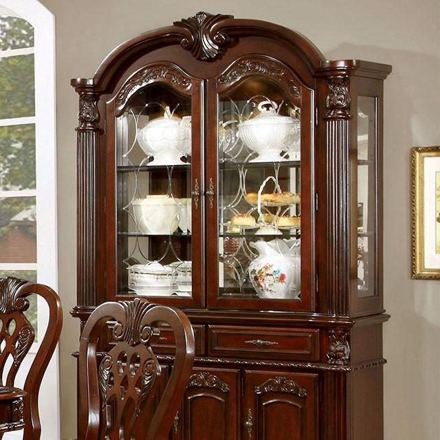 ELANA Brown Cherry Hutch & Buffet, Cherry - Time 2 Sleep (West Covina, CA)