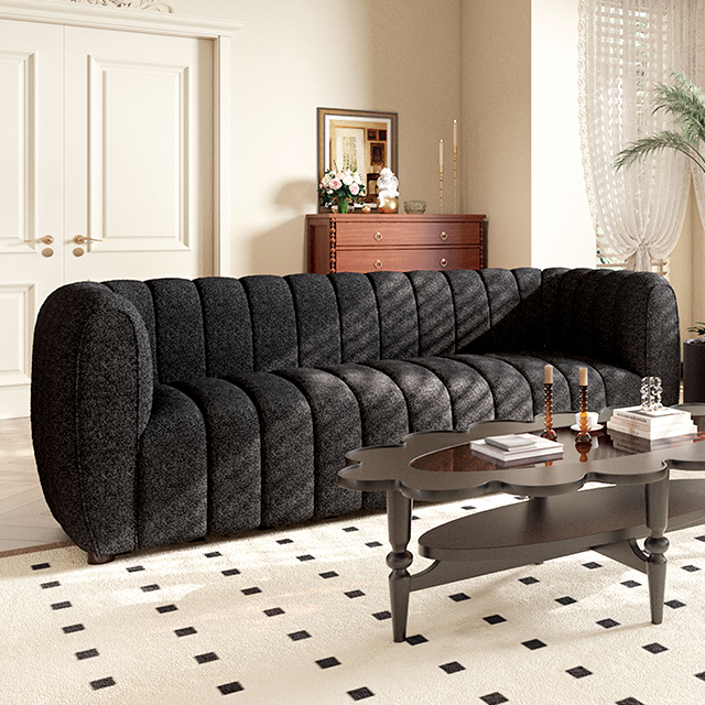 AVERSA Sofa, Black, Gray, & White - Time 2 Sleep (West Covina, CA)