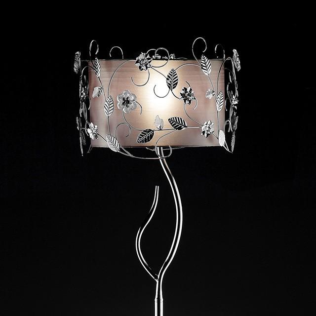 Elva Silver/Chrome Floor Lamp, Double Shade - Time 2 Sleep (West Covina, CA)