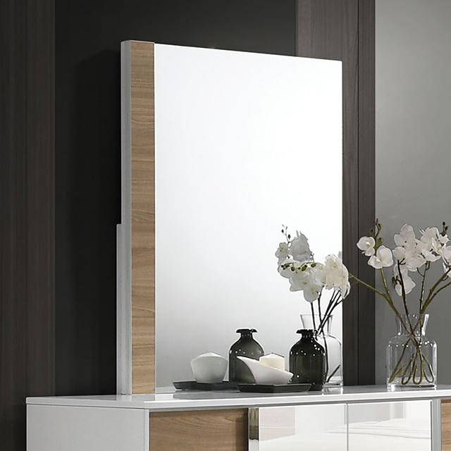 ERLANGEN Mirror, White/Natural - Time 2 Sleep (West Covina, CA)