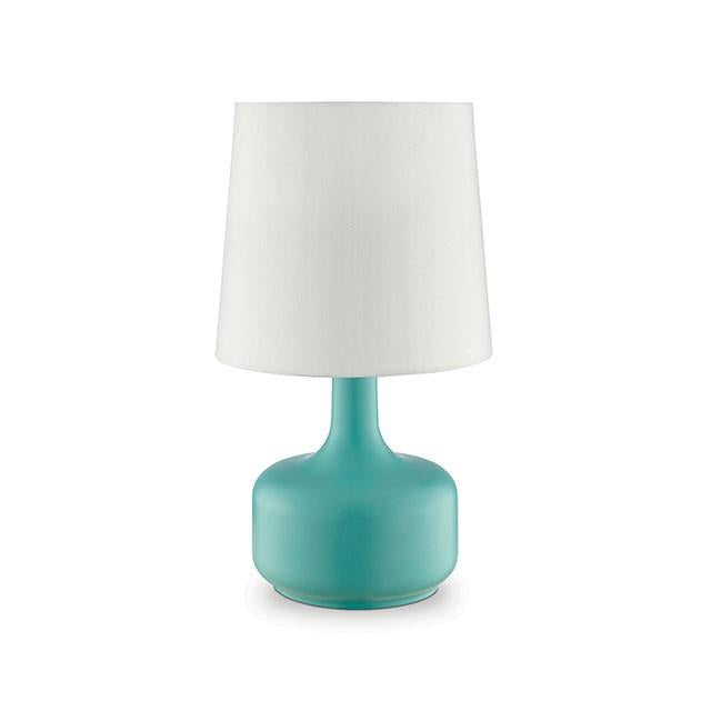 Farah Teal 17"H Matte Teal Table Lamp - Time 2 Sleep (West Covina, CA)