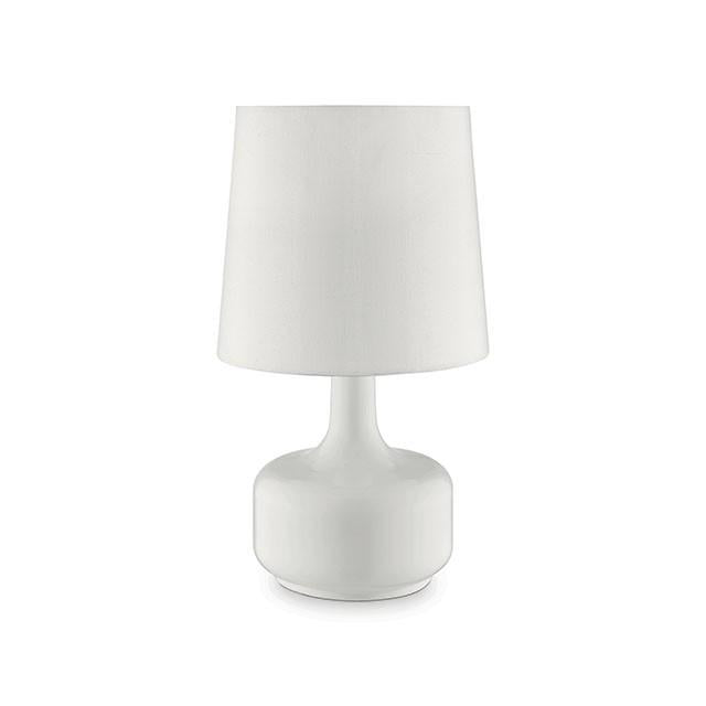 Farah White 17"H Glossy White Table Lamp - Time 2 Sleep (West Covina, CA)
