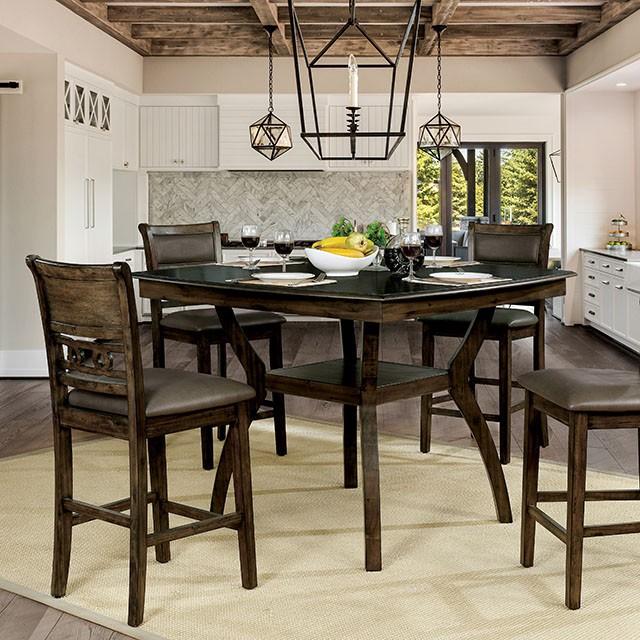 Flick Rustic Oak Counter Ht. Table - Time 2 Sleep (West Covina, CA)