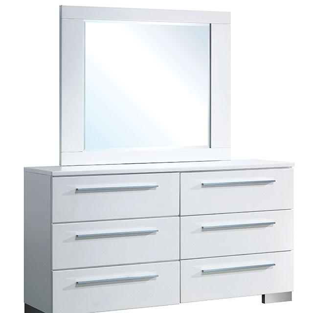 CLEMENTINE Glossy White Dresser - Time 2 Sleep (West Covina, CA)