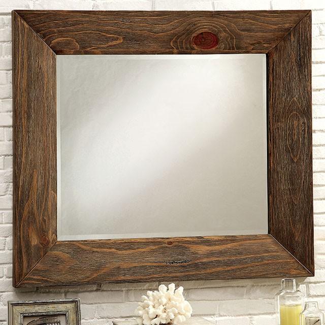 COIMBRA Rustic Natural Tone Mirror - Time 2 Sleep (West Covina, CA)