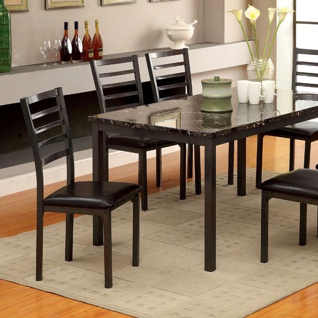COLMAN Black 60" Dining Table - Time 2 Sleep (West Covina, CA)
