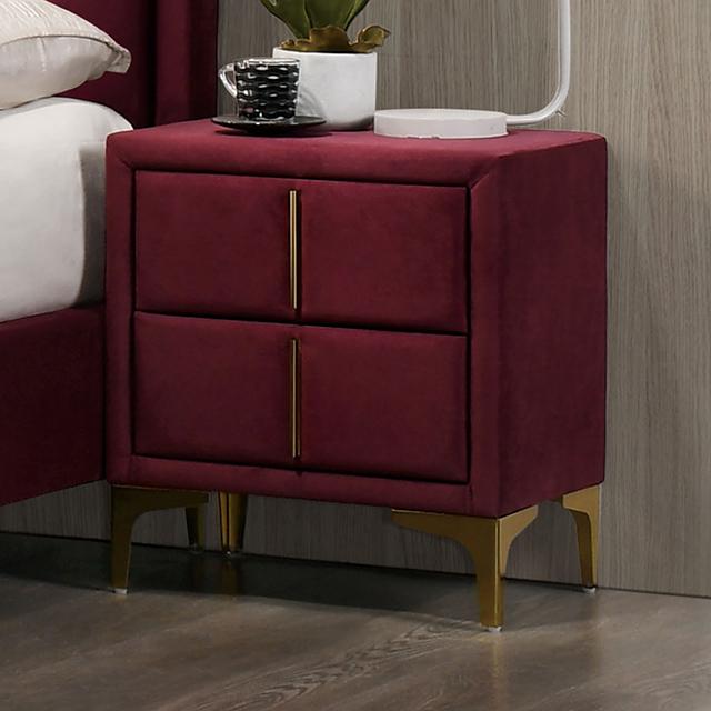 FLORIZEL Night Stand, Red - Time 2 Sleep (West Covina, CA)
