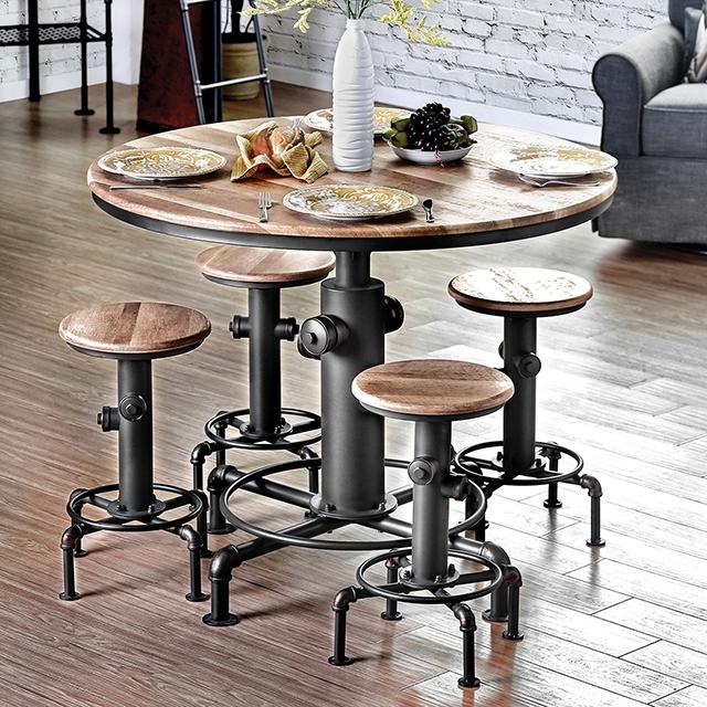 Foskey Antique Black Dining Table - Time 2 Sleep (West Covina, CA)
