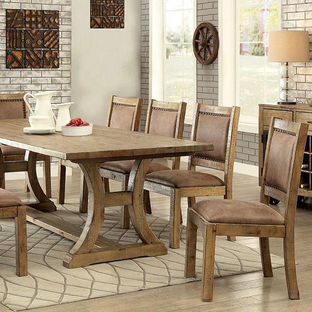 GIANNA Rustic Pine 96" Dining Table - Time 2 Sleep (West Covina, CA)