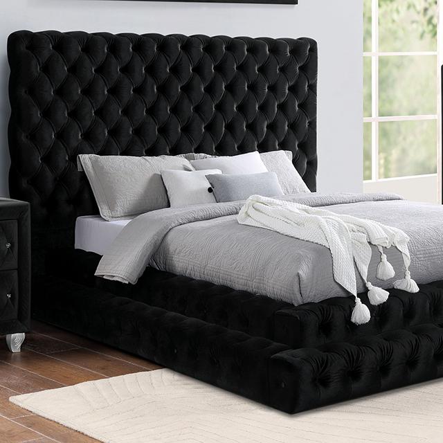 STEFANIA E.King & Queen Bed, Black & Gray - Time 2 Sleep (West Covina, CA)