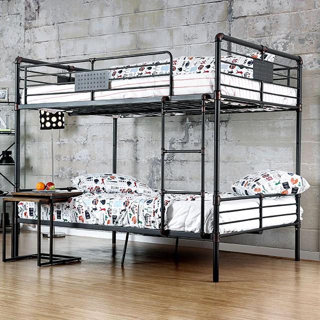 Olga I Antique Black Full/Full Bunk Bed - Time 2 Sleep (West Covina, CA)