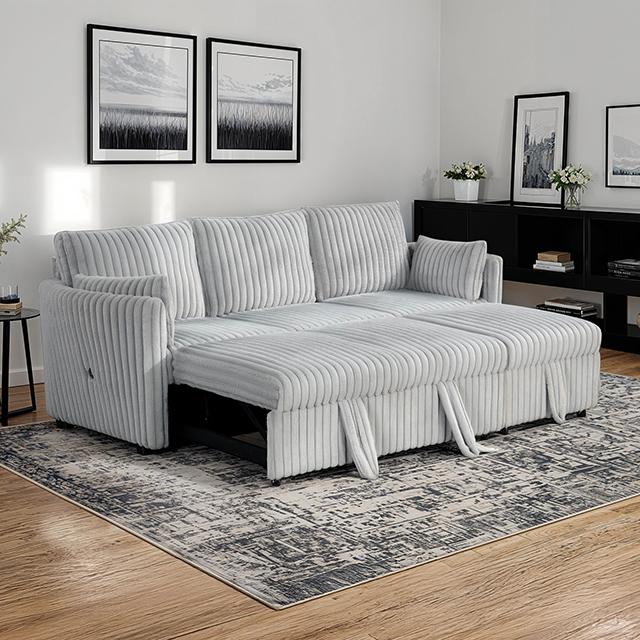 Denholme Sectional w/ Pull Out - Time 2 Sleep (West Covina, CA)