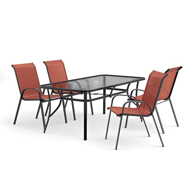 Pierro 5 Pc. Outdoor Dining Set - Time 2 Sleep (West Covina, CA)