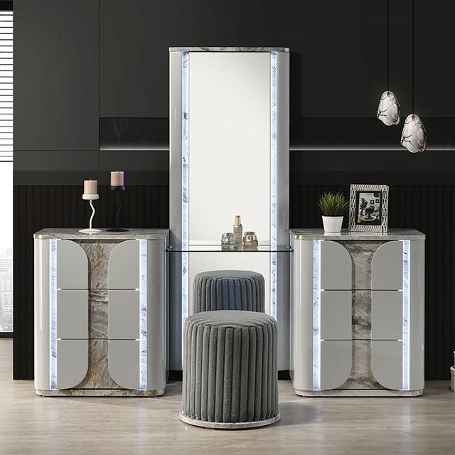 Cleburne Vanity Set with Stool - Time 2 Sleep (West Covina, CA)