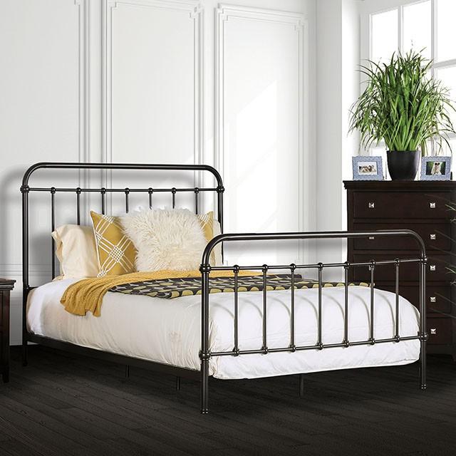 IRIA Dark Bronze Cal.King & E.King Bed - Time 2 Sleep (West Covina, CA)