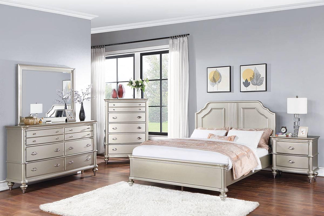 Mcraft Queen Bed in Silver - Time 2 Sleep (West Covina, CA)