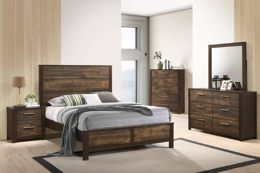Liihen Queen Bed in Mahogany - Time 2 Sleep (West Covina, CA)
