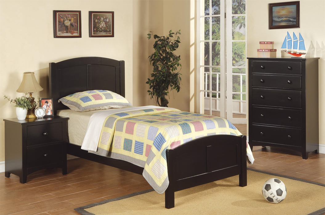 Mcraft Twin Bed in Black - Time 2 Sleep (West Covina, CA)
