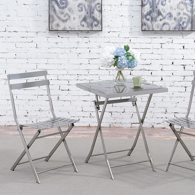 Lilah Stainless Folding Table - Time 2 Sleep (West Covina, CA)
