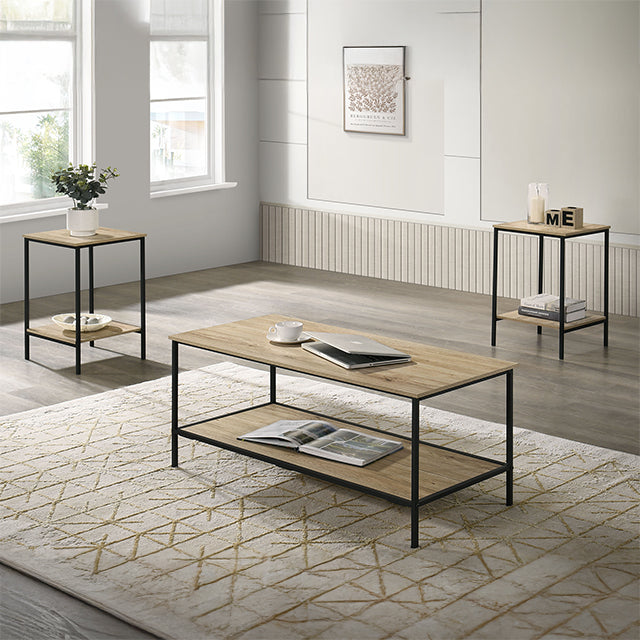 Pallas 3 Pc. Table Set Natural - Time 2 Sleep (West Covina, CA)