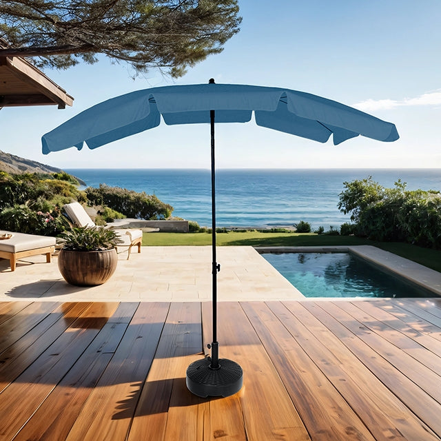 Sleek Rectangular Tilting Umbrella - Time 2 Sleep (West Covina, CA)