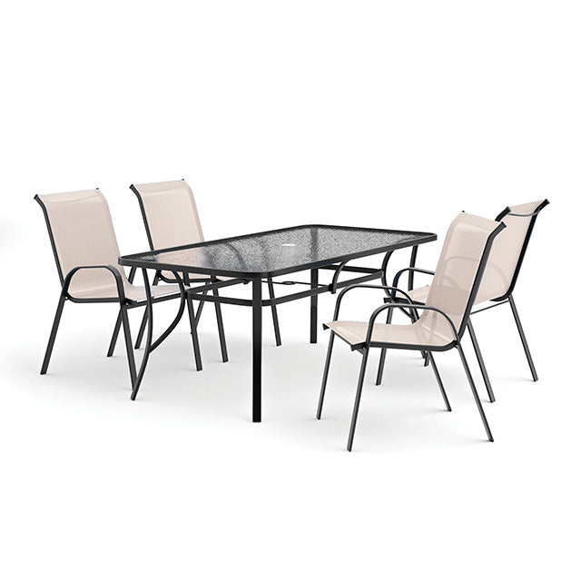 Pierro 5 Pc. Outdoor Dining Set - Time 2 Sleep (West Covina, CA)