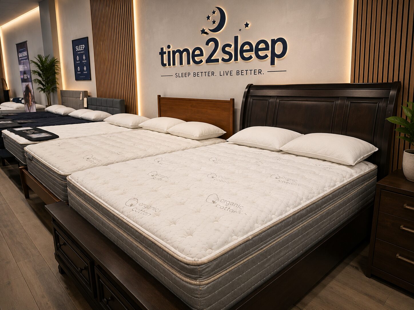 Sleep Matras Store Downtown LA Mattress Store | Time2Sleep Mattress Showroom