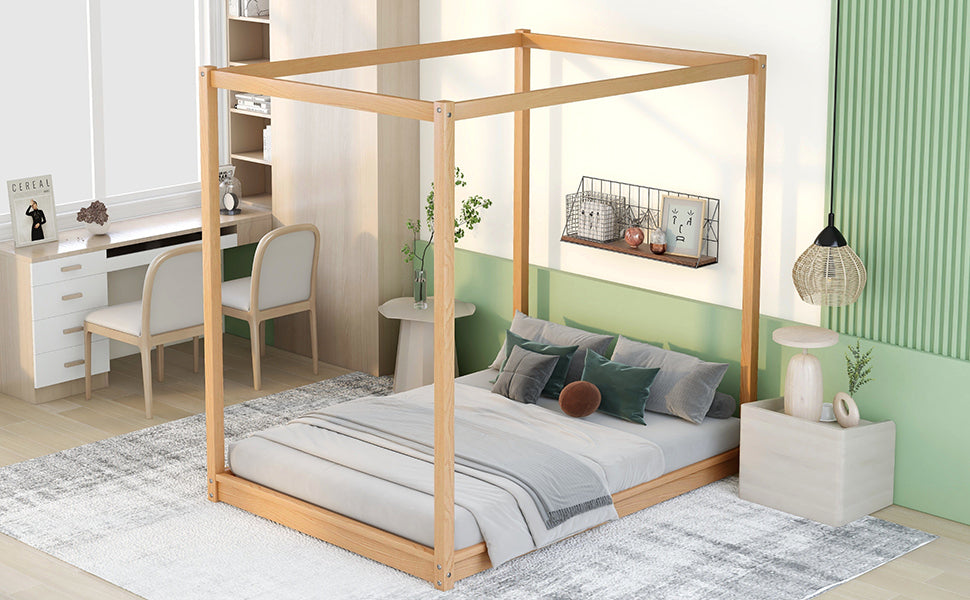 Full Size Canopy Bed Frame