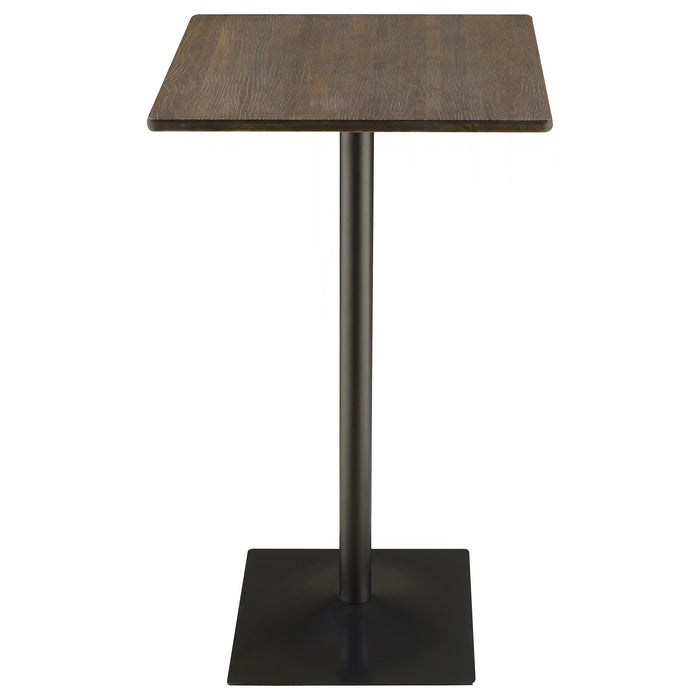 Cavalier 3-piece Square Bar Table Set Dark Elm and Black - Time 2 Sleep (West Covina, CA)