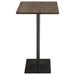 Cavalier 3-piece Square Bar Table Set Dark Elm and Black - Time 2 Sleep (West Covina, CA)