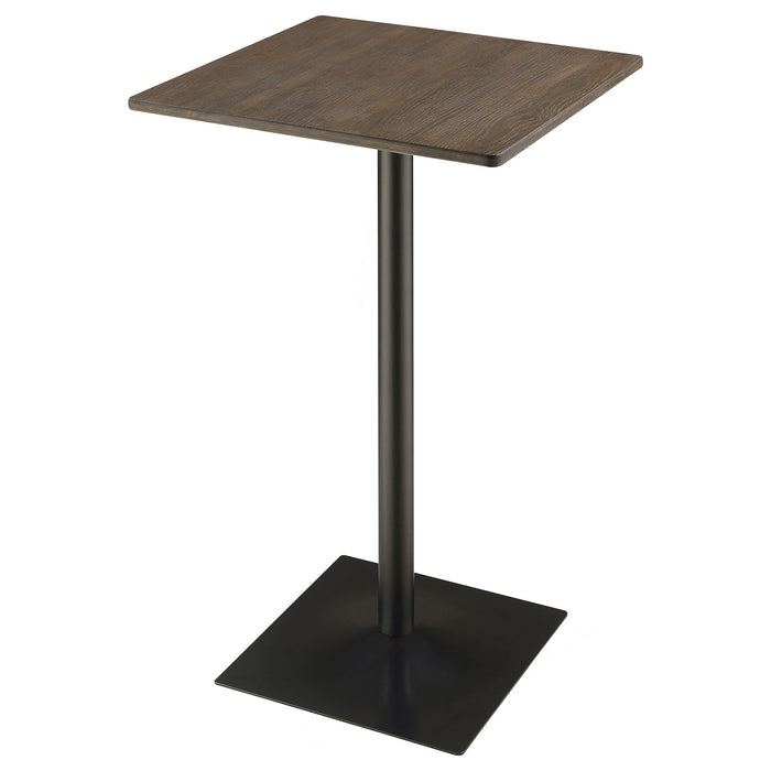 Cavalier 3-piece Square Bar Table Set Dark Elm and Black - Time 2 Sleep (West Covina, CA)