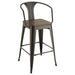 Cavalier 3-piece Square Bar Table Set Dark Elm and Black - Time 2 Sleep (West Covina, CA)