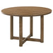 Crestmore 5-piece 46-inch Round Wood Dining Table Set Walnut - Time 2 Sleep (West Covina, CA)