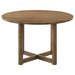 Crestmore 5-piece 46-inch Round Wood Dining Table Set Walnut - Time 2 Sleep (West Covina, CA)